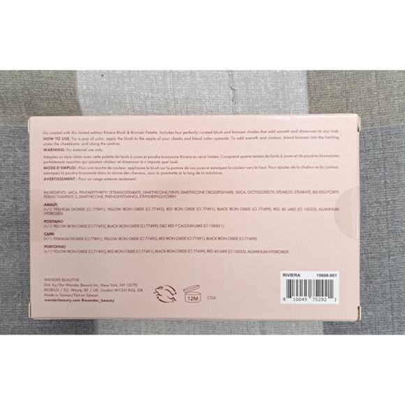 WANDER BEAUTY RIVIERA Blush And Bronzer Palette‎ - Picture 6 of 7